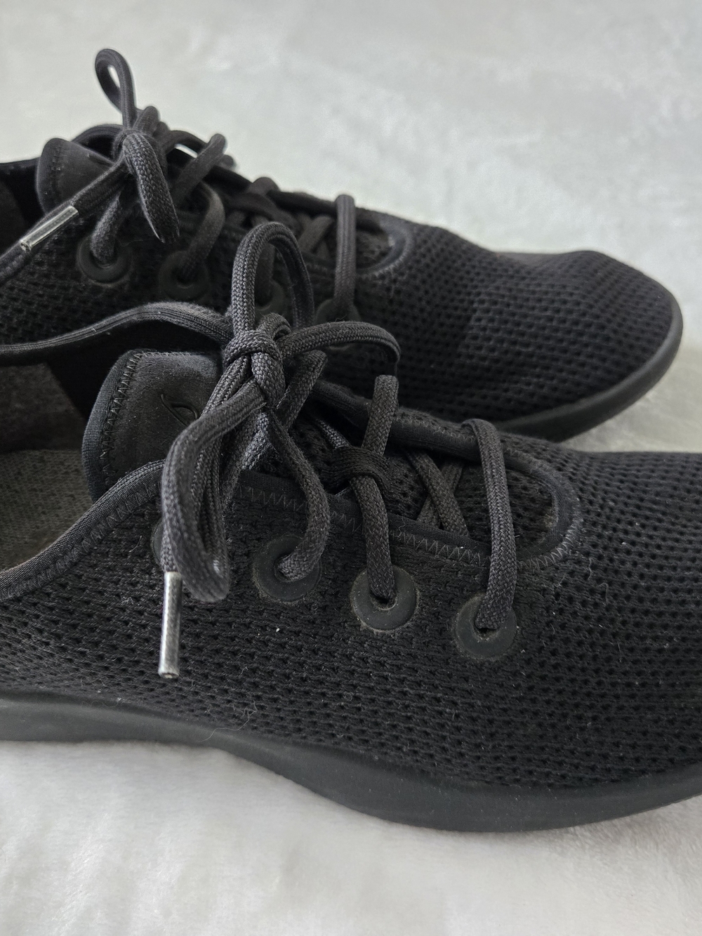 allbirds Men's Black Athletic Knit Sneakers - Breathable Lace-Up